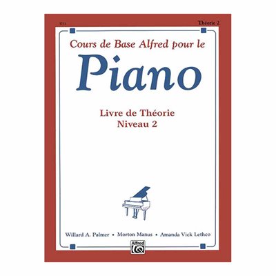 LIVRE DE PIANO THÉORIE NIVEAU 2 ALFRED