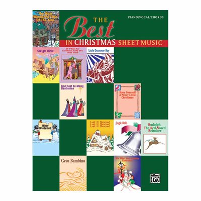 BOOK THE BEST IN CHRISTMAS SHEET MUSIC PIANO / VOCAL / CHORDS ALFRED