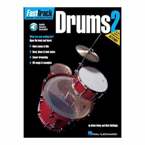BOOK DRUM FAST TRACK METHOD 2 HAL LEONARD