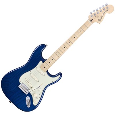 GUIT ELEC. DLX STRAT MEX. BLUE A / GB FENDER