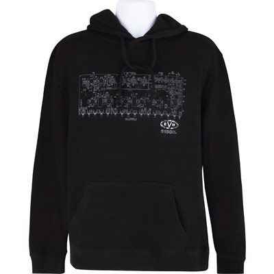 HOODIE SCHÉMA ÉLECTRIQUE 5150 EVH XL