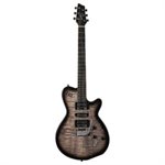 GUIT ELEC. SYNTH XTSA TRANS BLACK FLAME GODIN