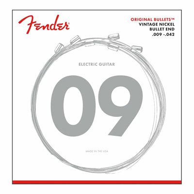 CORDE GUIT ELEC. 9-42 BULLET END FENDER