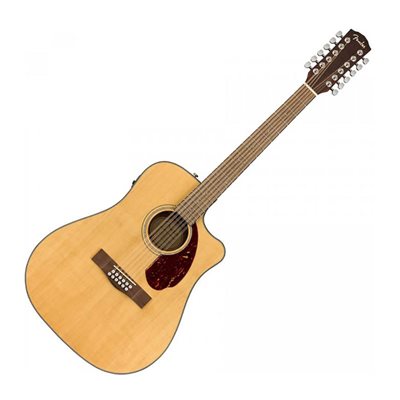 GUIT AC. 12C. CD-140SCE-12 WALNUT A / C & PICKUP FENDER