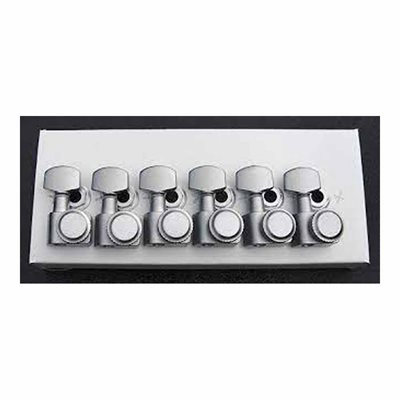 ENS. CLÉS DE GUIT LOCKING STRAT / TELE CHROME BROSSÉ FENDER