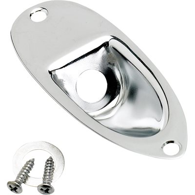 STRATOCASTER JACK FERRULES CHROME FENDER