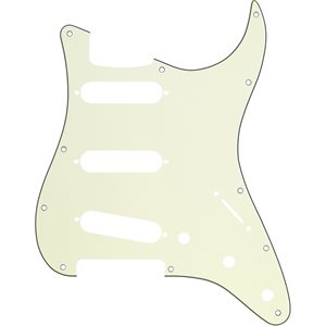 PICKGARD STRAT MINT GREEN 11 TROUS FENDER