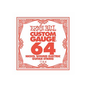 CORDE DE GUITARE ÉLECTRIQUE À L'UNITÉ .064 ERNIE BALL