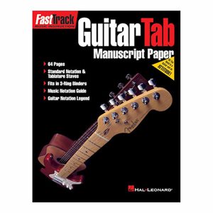 BOOK GUITAR TAB MANUSCRIPT PAPER HAL LEONARD