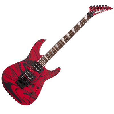 GUIT ELEC X SERIES SOLOIST SLX DX SWIRL ROUGE / NOIR JACKSON