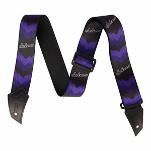 COURROIE LOGO DBL V NOIRE ET MAUVE JACKSON