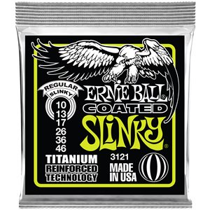 CORDES DE GUITARE ÉLECTRIQUE COATED 10-46 ERNIE BALL