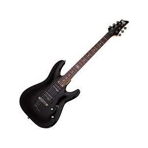GUIT ELEC. GLOSS BLACK SGR SCHECTER