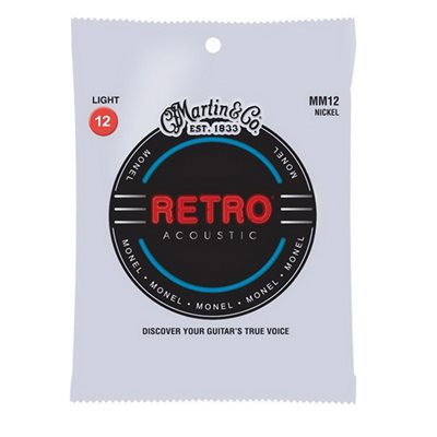 CORDE GUIT AC. RETRO MONEL 12-54 MARTIN