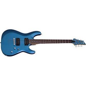 GUIT ELEC. C-6 METAL LIGHT BLUE SCHECTER