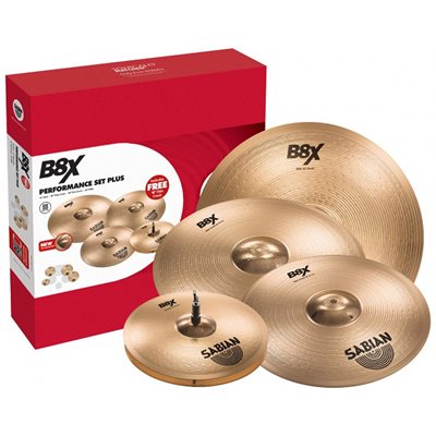 ENS. DE CYMBALE B8X 14 / 16 / 18 / 20 HH / CRASH(2) / RIDE SABIAN