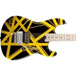 GUITARE ÉLECTRIQUE SÉRIE STRIPED JAUNE ET NOIR EVH 