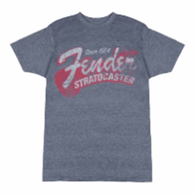 T-SHIRT SINCE 1954 BLEU LARGE FENDER