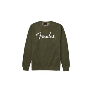 PULLOVER SPAGHETTI LOGO VERT ARMÉE LARGE FENDER