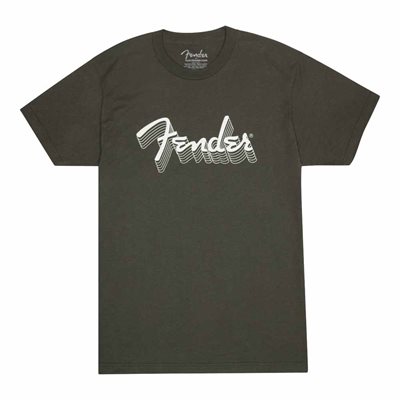 T-SHIRT REFLECTIVE INK CHARCOAL XXL FENDER