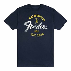 T-SHIRT M BAJA BLEU FENDER