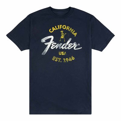 T-SHIRT XL BAJA BLEU FENDER
