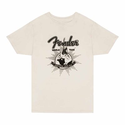 T-SHIRT L WORLD TOUR FENDER