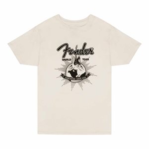 T-SHIRT L WORLD TOUR FENDER
