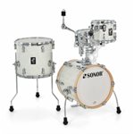 KIT DE BATTERIE 4 PIÈCES STAGE SET AQ2 AVEC QUINCAILLERIE MARTINI WHITE PEARL SONOR