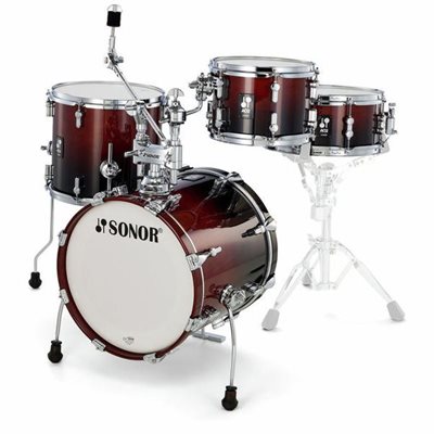 KIT DE BATTERIE 5 PIÈCES STAGE SET AQ2 AVEC QUINCAILLERIE BROWN FADE SONOR