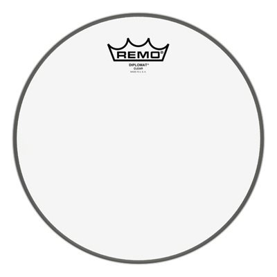 PEAU 10" CLEAR DIPLOMAT REMO