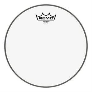 PEAU 10" CLEAR DIPLOMAT REMO