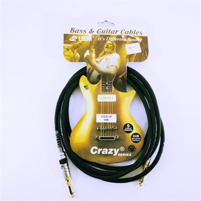 CÂBLE 10" POUR GUITARE ET BASS LEEM 