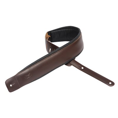 COURROIE HEIRLOOM CUIR 3'' DARK BROWN LEVY'S