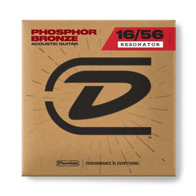 CORDES DE GUITARE ACOUSTIQUE PHOSPHOR BRONZE 16-56 DUNLOP
