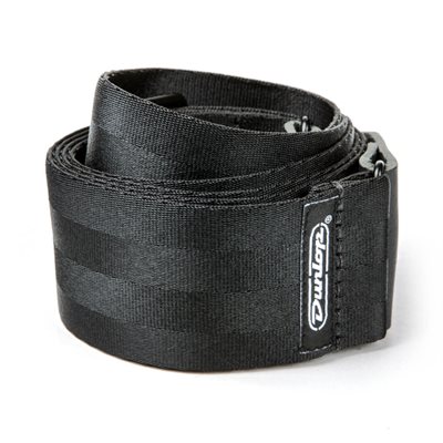 COURROIE DE GUITARE STYLE CEINTURE DE SÉCURITÉ NOIR DUNLOP