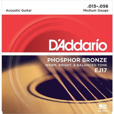CORDE DE GUITARE ACOUSTIQUE 13-56 D'ADDARIO