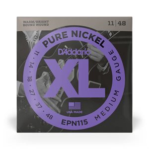 CORDE DE GUITARE ÉLECTRIQUE PURE NICKEL 11-48 D'ADDARIO