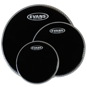 KIT PEAUX 12'',13'',16'' BLACK CHROME EVANS