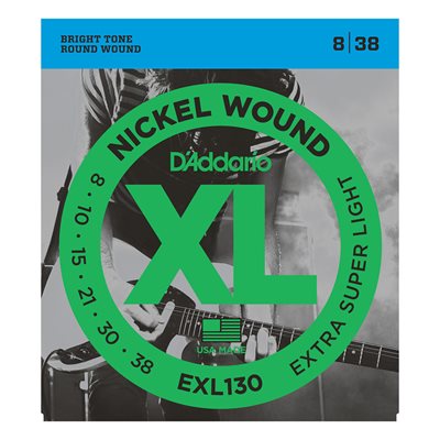 CORDE DE GUITARE ÉLECTRIQUE 8-38 D'ADDARIO