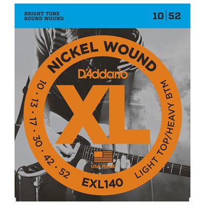 CORDE DE GUITARE ÉLECTRIQUE 10-52 D'ADDARIO