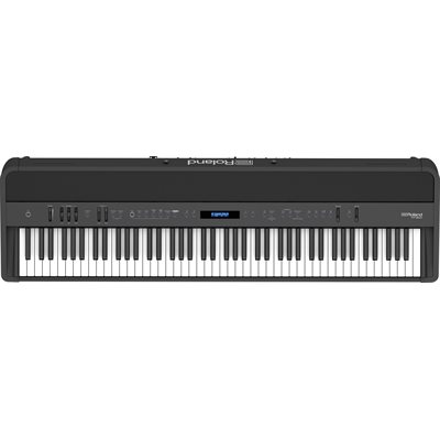 PIANO ÉLECTRIQUE 88 TOUCHES AVEC PÉDALE NOIR ROLAND 