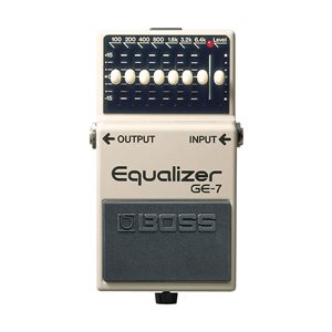 PEDALE EFFET EQUILIZER 7 BANDES BOSS