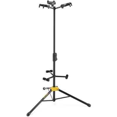 SUPPORT DE GUITARE TRIPLE AVEC BARRURE HERCULES