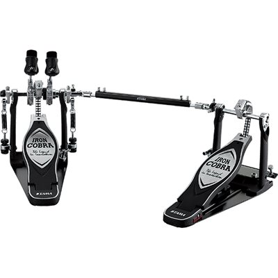 PÉDALE BASSE DRUM DOUBLE GAUCHÈRE IRON COBRA 900 TAMA