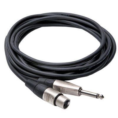 CÂBLE AUDIO 1 / 4 TRS À XLR F 15' HOSA TECH