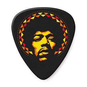ENSEMBLE DE PICK (6) JIMI HENDRIX AURA MANDALA DUNLOP