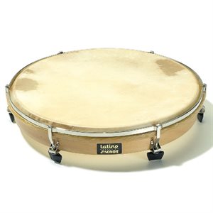 TAMBOUR 13" À MAIN LATINO PEAU CUIR DE VEAU SONOR