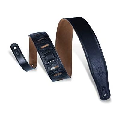COURROIE DE GUITARE CLASSIC SERIES EN CUIR NOIR LEVY'S