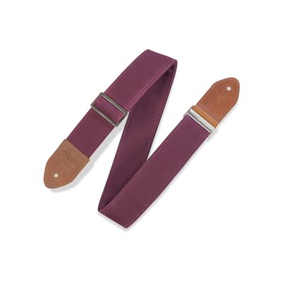 COURROIE DE GUITARE TEXTURE TRAVELER BURGUNDY LEVY'S